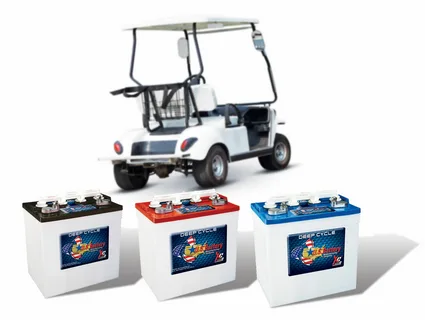 Golf cart batteries